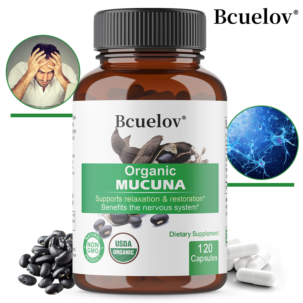 Herbal Wellness Water - Capsule di Mucuna biologiche - Supporta