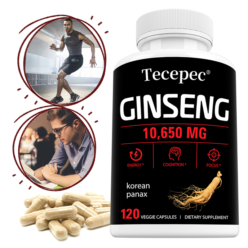 Herbal Wellness Water - Capsule di Ginseng Rosso Coreano 1065mg,