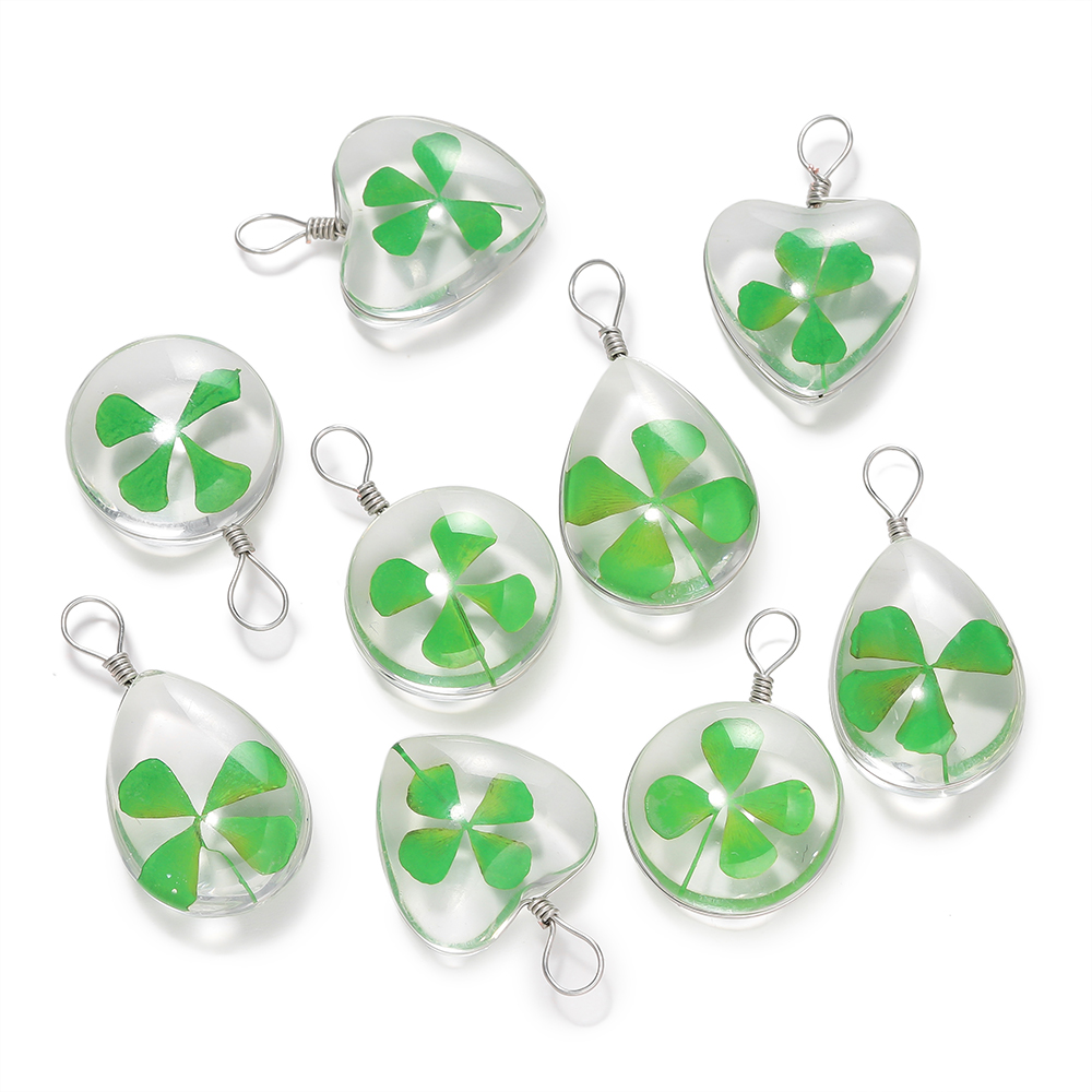 5 pezzi verde fortunato quadri - Red Clover Flower recensione e prezzo