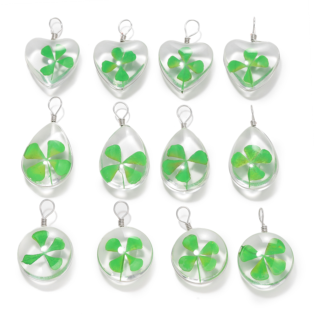 5 pezzi verde fortunato quadri - Red Clover Flower recensione e prezzo